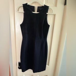 Navy Suede Theory Dress - worn 1 time
